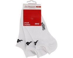 KAPPA sokken sneakersokken-enkelsokken ( wit ) 39-42 3 - paar | bol.com