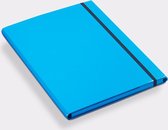Luxe elastomap A4 licht-blauw