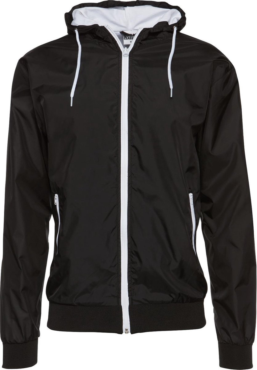 Urban Classics Contrast Windrunner jacket M Zwart