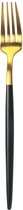 Bama Dessertvork Kyoto Gold Black - 12 Stuks