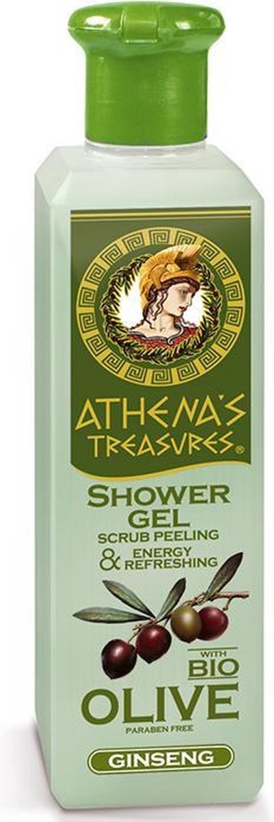 Goedkoopste Pharmaid Athenas Treasures Douchegel Scrub Peeling Ginseng 250ml | Showergel | Energy