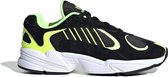adidas Yung-1 Sneakers - Maat 45 1/3 - Mannen - zwart/lime groen/wit