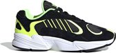 adidas Yung-1 Sneakers - Maat 41 1/3 - Mannen - zwart/lime groen/wit