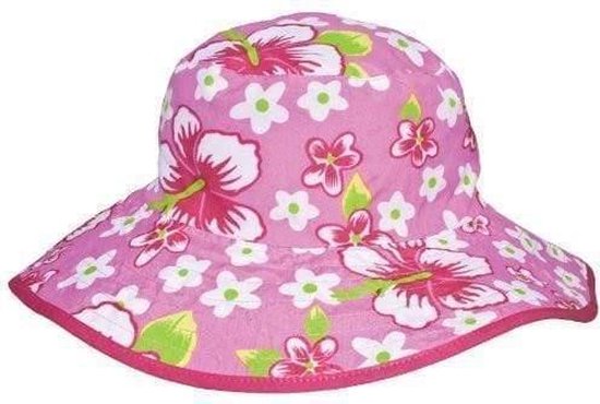 Banz Kidz Floral Pink Reversible Sun Hat