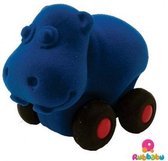 Rubbabu - Micro Aniwheelie Hippo (Blue)