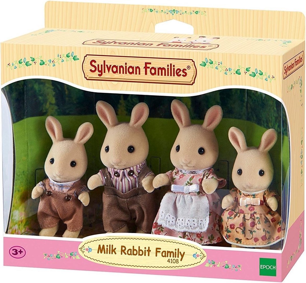 Sylvanian Families 4108 familie wit konijn- fluweelzachte speelfiguren |  bol.com