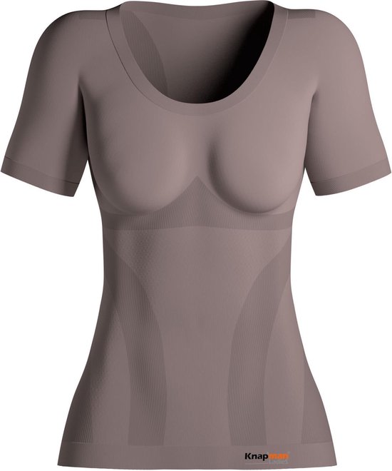 Knapman Onzichtbaar Compressie Shirt Roundneck (Ronde Hals) Vrouwen |  Corrigerend... | bol.com