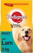 Pedigree Adult Lam - Hondenvoer - 2 x 3 kg