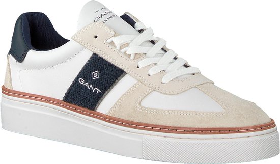 Gant Mc Julien Lage sneakers - Leren Sneaker - Heren - Wit - Maat 42 |  Bestel nu!