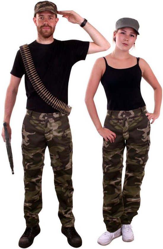 Leger & Oorlog Kostuum | Camouflage Broek Oerwoud Commando | Maat 46-56 |  Carnaval... | bol.com