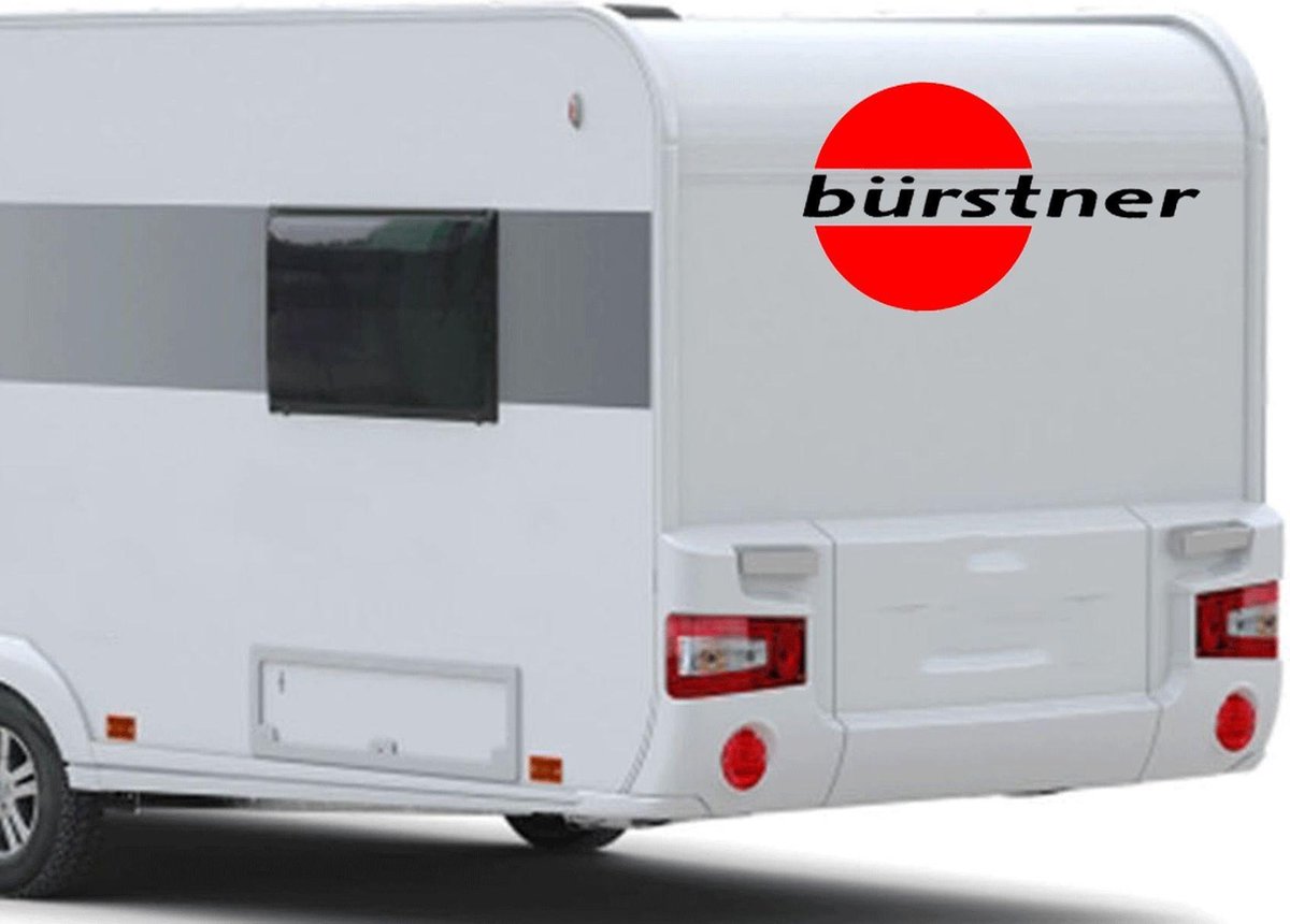 Burstner caravan sticker
