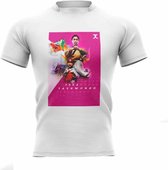 Trainingshirt JCalicu Taekwondo Take Taekwondo | wit-roze - Product Kleur: Wit / Roze / Product Maat: XXL