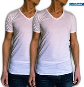 Embrator Men T-shirt invisible avec col en V Comfort Men Undershirt Taille L
