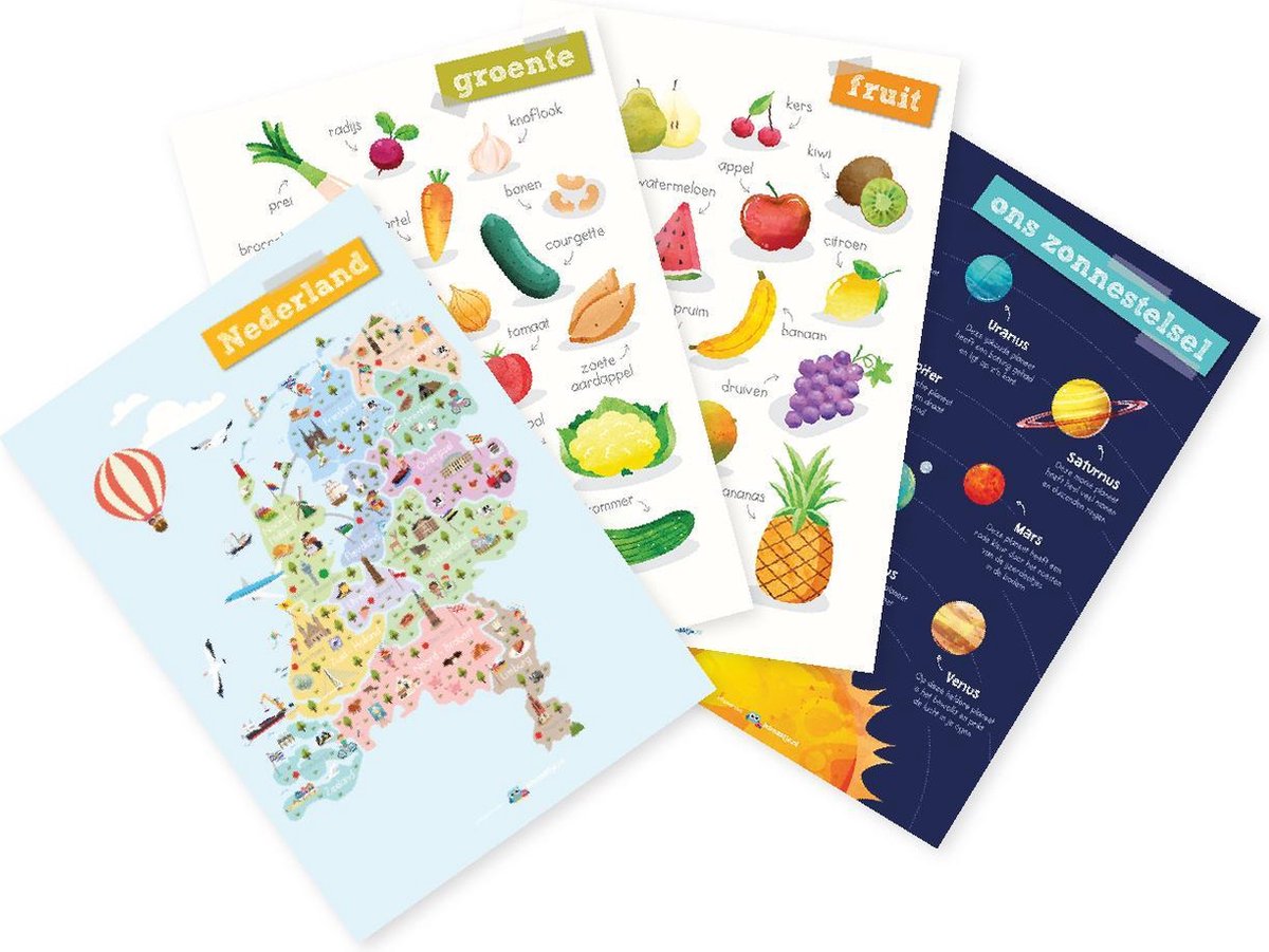 posterset | wereldoriëntatie