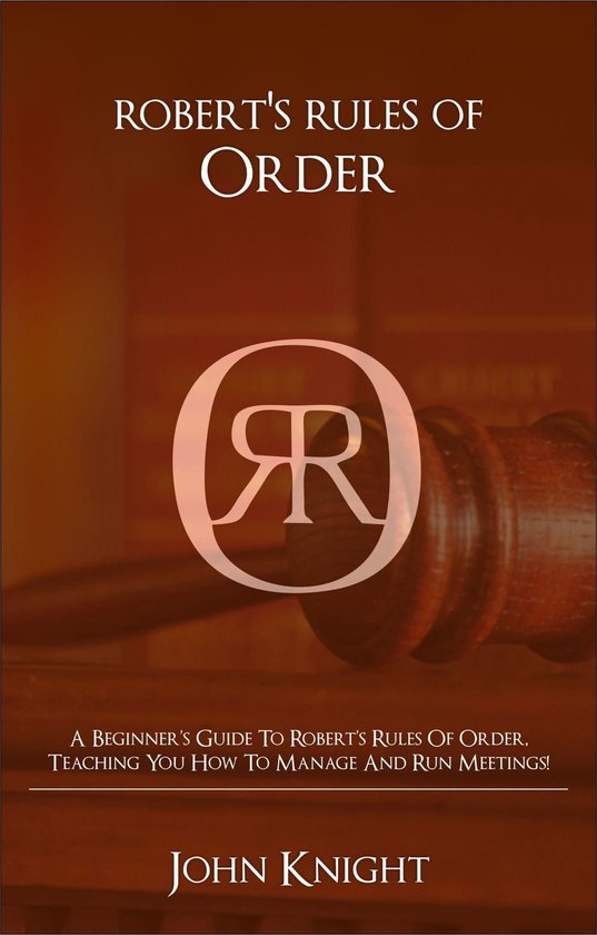 Robert's Rules of Order - cover