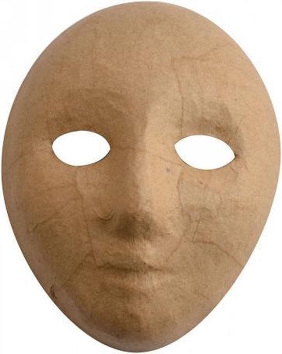 Papier maché masker kind