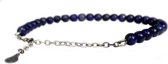 Bela Donaco Heren enkelband Classic B8 – Lapis Lazuli – Sterling Zilver
