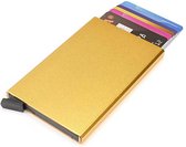 Figuretta RFID Creditcardhouder - 6 pasjes - Alluminium - Warm Goud HC11
