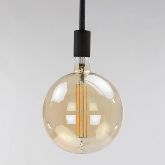 LED lamp gloeidraad bol 20 cm E27 amber | bol.com