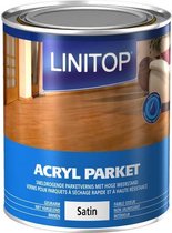 Acryl Parket - Watergedragen parketvernis - Normaal tot intensief gebruik - Linitop - 0,75 L