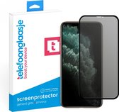 Telefoonglaasje Privacy Screenprotectors - Geschikt voor iPhone 11 Pro Max - Privacy - Volledig Dekkend - Gehard Glas Screenprotector - Geschikt voor iPhone 11 Pro Max - Beschermgl