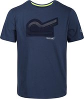 Mannen Breezed Grafisch T-shirt Outdoorshirt blauw