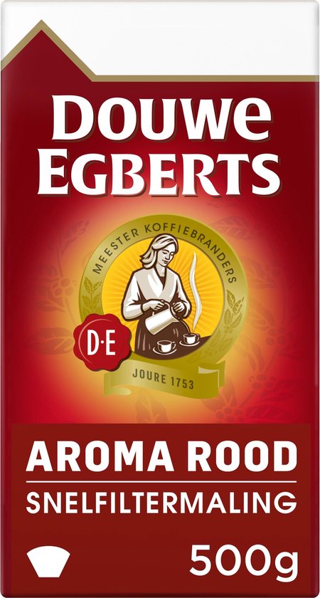 Gesprekelijk munt geluid Douwe Egberts Aroma Rood filterkoffie - 15 x 500 gram | bol.com