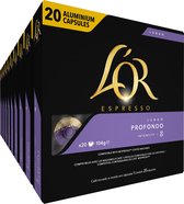 L'OR Lungo Profondo (8) - 10 x 20 Koffiecups met grote korting