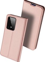 Dux Ducis - pro serie slim wallet hoes - Samsung Galaxy S20 Ultra - Roze Goud