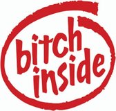 Rode Bitch inside sticker