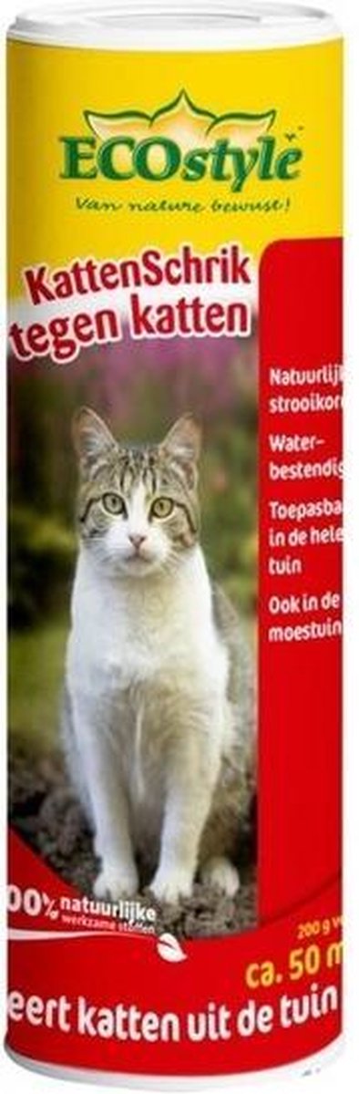 3x zakken ECOstyle kattenschrik korrels van 200 gram - Katten verjagen - Milieuvriendelijk - Tuin artikelen