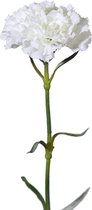 Viv! Home Luxuries Anjer - zijden bloem - wit - 53cm - topkwaliteit zijde bloemen