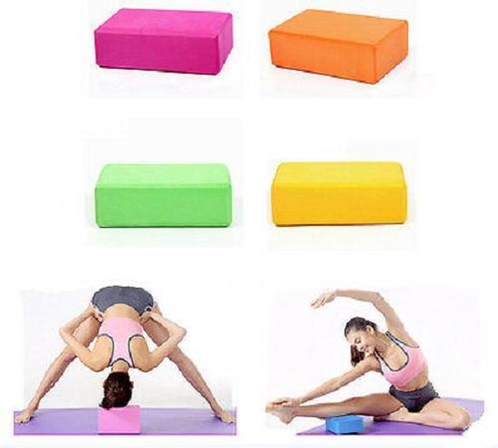 XQ Max Yoga Blok - Yoga brick -SchuimBlok - Trainen vanuit Huis Fitness  Stretch... | bol.com
