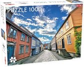 Puzzel Around the World Nothern Stars: Trondheim Old Town - 1000 stukjes