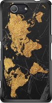 Sony Xperia Z3 Compact hoesje - Wereldmap