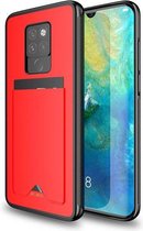 Dux Ducis - Huawei Mate 20 hoesje - Pocard Series - Back Cover - Rood