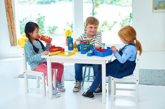 LEGO Iconic Lunch Set Girl - Tasse à boire et corbeille à pain - Rouge