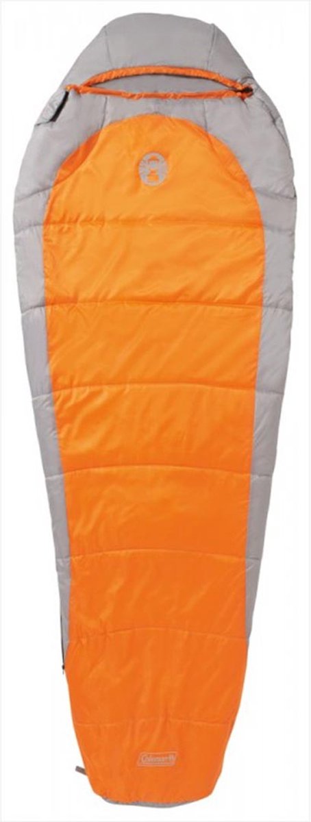 Coleman Silverton Comfort 150 Mummy Slaapzak - 223 x 81 x 55 cm - Oranje/grijs van Coleman — afbeelding 4