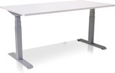 Zit-sta bureau elektrisch verstelbaar - MRC PRO NEN-EN 527 | 120 x 80 cm | frame aluminium - blad wit | memory functie met USB | 150kg draagvermogen