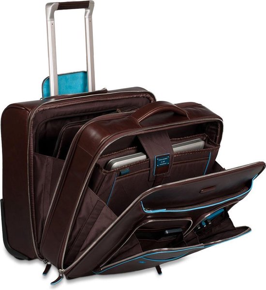 trolley piquadro blue square