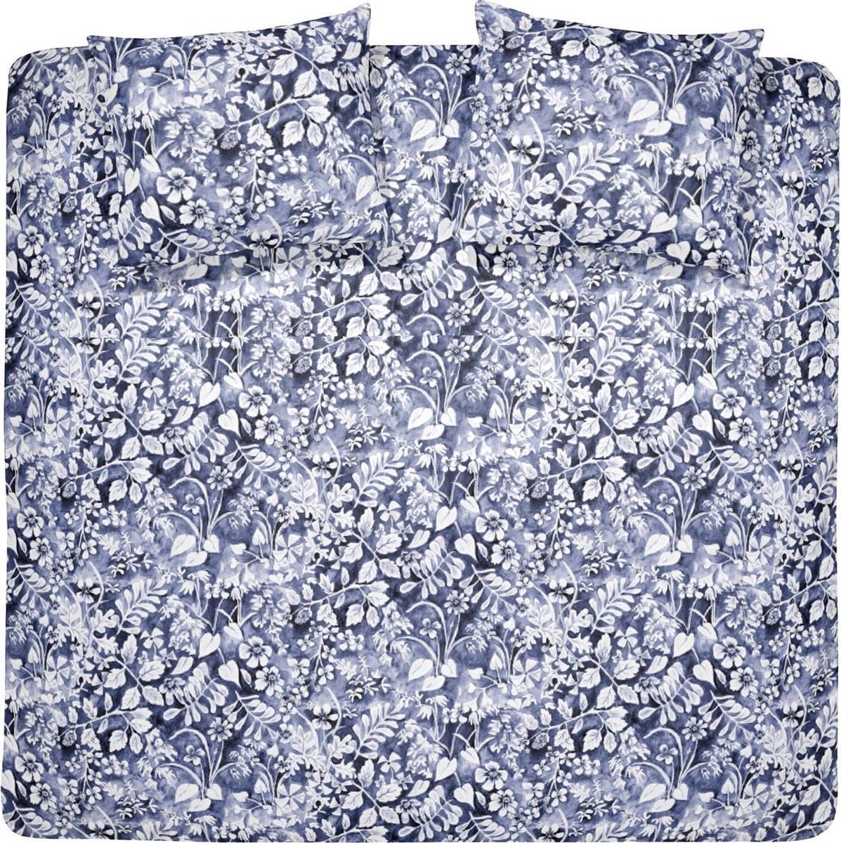 Cinderella - Dekbedovertrek - Katoen - 240x200/220 cm castle garden indigo