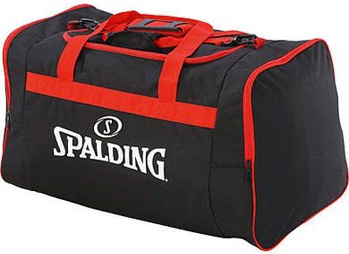 Spalding Large Sporttas Met Zijvakken - Zwart / Rood | Maat: UNI
