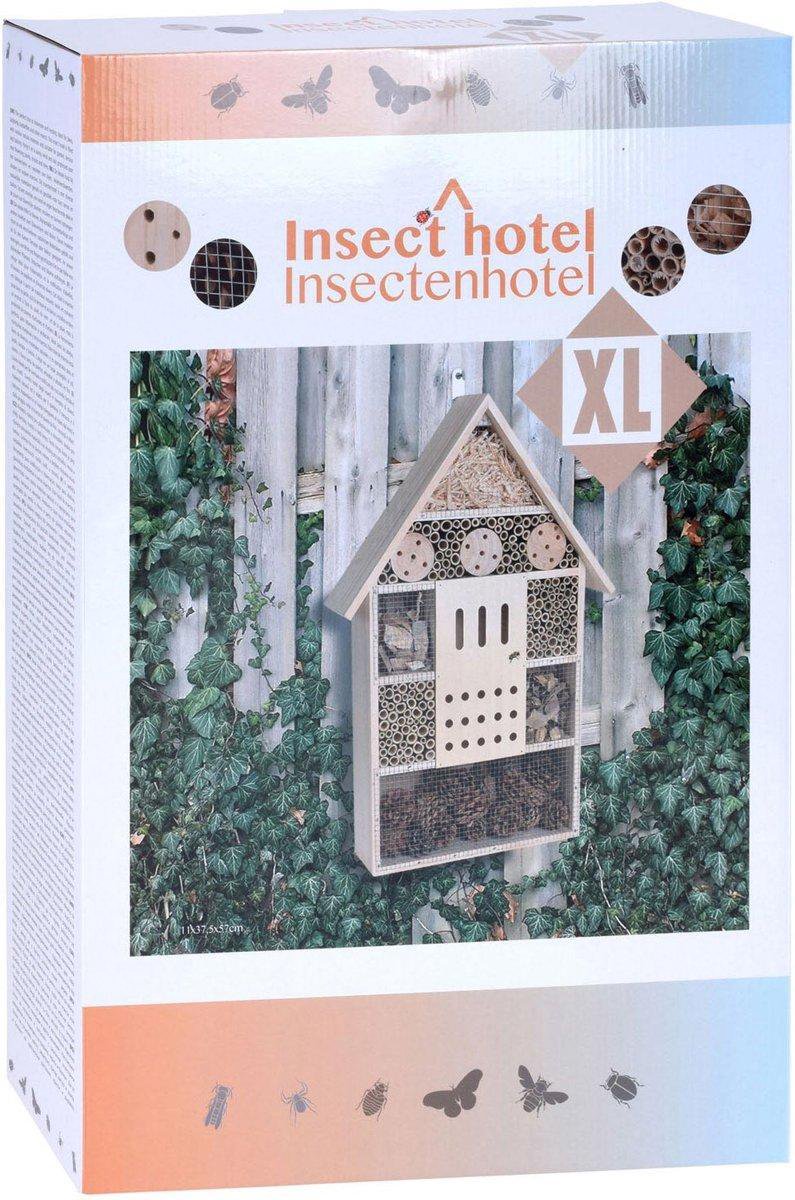 Relaxwonen | Insectenhotel XL | Hout | Nestkast voor insecten | Help insecten de winter door te komen!