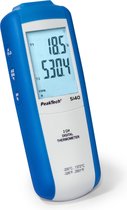 Peaktech 5140 - digitale thermometer - 2 kanaals - (-200 ... + 1372 ° C) - LCD