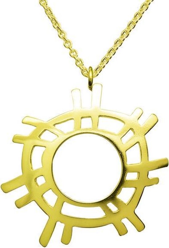 AuBor ® Hanger in Goud met Zon Motief