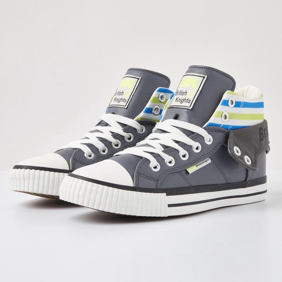 ROCO Heren hoge sneakers print - Grijs - maat 44 | bol.com