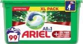 Ariel All in 1 Pods Ultra Wasmiddel - Voordeelverpakking 3 x 33 Wasbeurten - Wasmiddel Pods