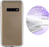 BackCover Layer TPU + PC Samsung S10 Zilver