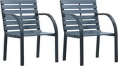 2 x Tuinstoel (Incl LW Fleece deken) / Tuin stoelen / Buiten stoelen / Balkon stoelen / Relax stoelen