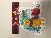 Winnie de Pooh - 3D muursticker - groen